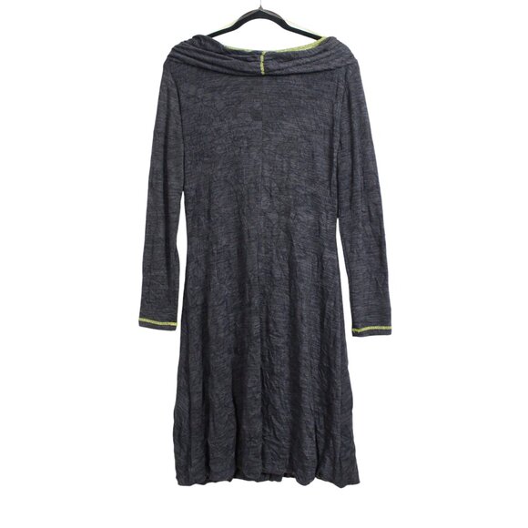 Simon Chang Ruched Neck Floret Midi Dress - Picture 3 of 16